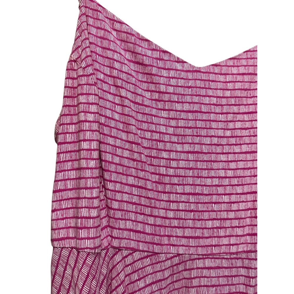 Old Navy Pink White Stripe Smocked Waist Midi Dress Plus Size‎ XXL - Picture 2 of 5